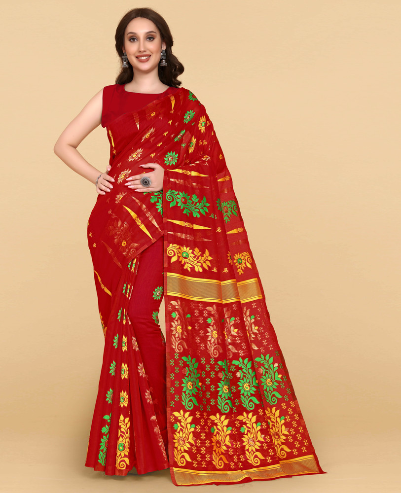 Flipkart saree dhakai jamdani online