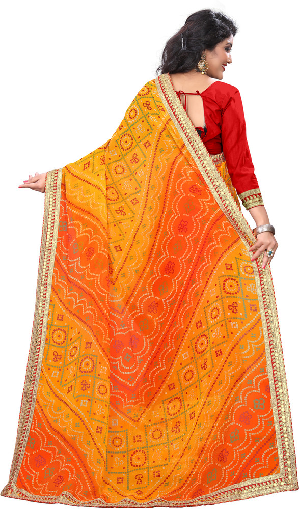Chunri saree deals flipkart