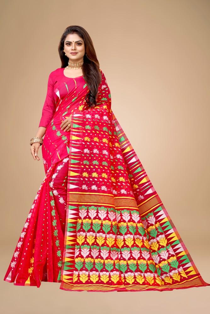Buy Pink Sarees for Women by Choiceit Online