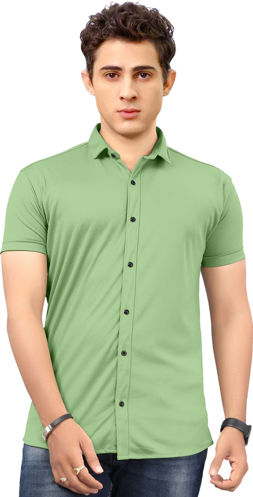 Green shirt 2025 combination jeans