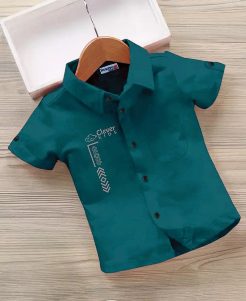 Timelesds Boys Printed Solid Casual Dark Green Shirt Buy Timelesds Boys Printed Solid Casual Dark Green Shirt Online at Best Prices in India Flipkart