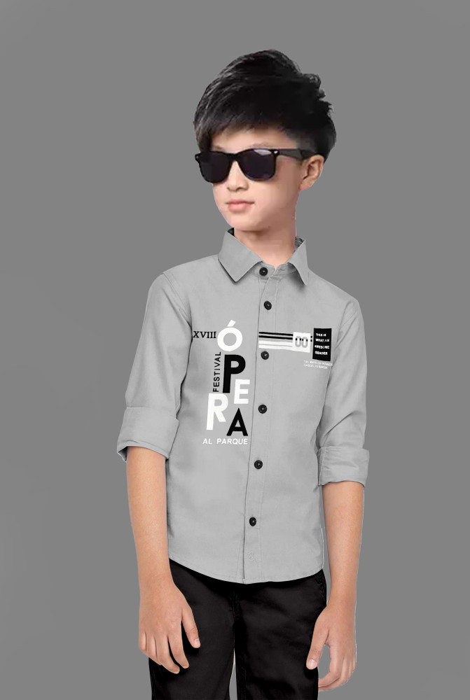 grey shirt boys