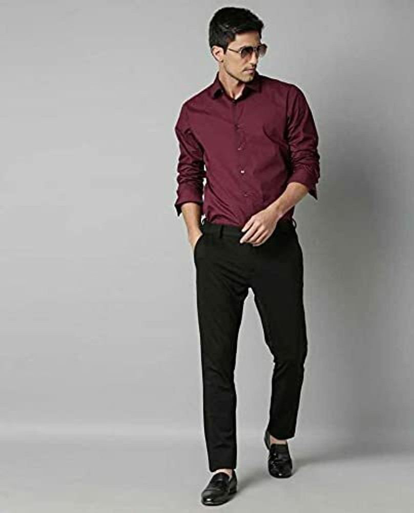 Maroon formal discount attire for men