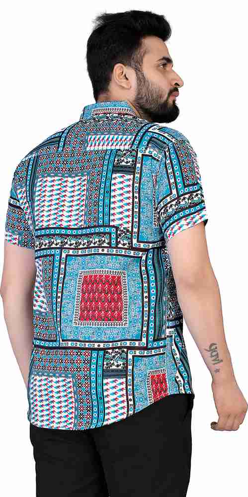 The Big Attire Men Printed Casual Multicolor Shirt Buy The Big