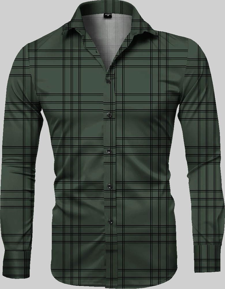 HASINI Fashion Men Checkered Casual Green Shirt Buy HASINI Fashion Men Checkered Casual Green Shirt Online at Best Prices in India Flipkart