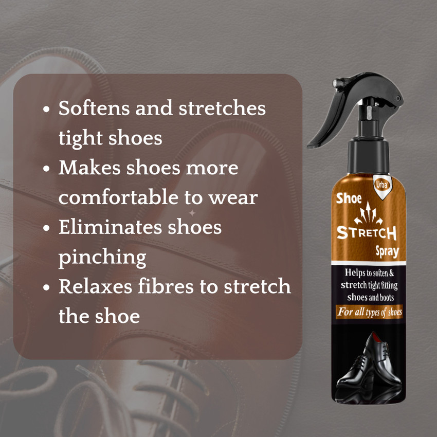Shoe stretch spray for non leather shoes hotsell