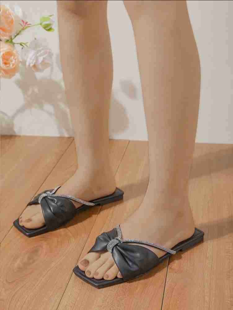 Pancham s Footwear Women Black Flats Buy Pancham s Footwear