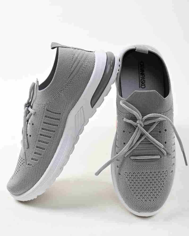 Nike grey mesh trainers hotsell