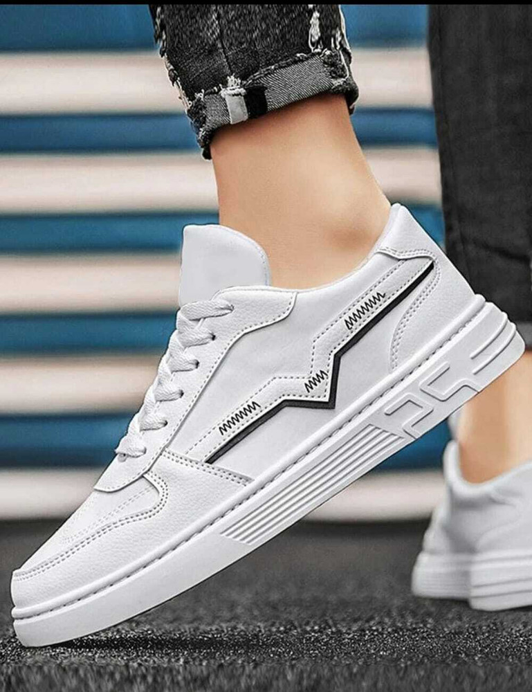 Pure white cheap casual shoes