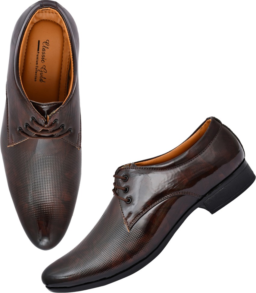 Men's Dress Shoes Dark Brown Mens Shoes Classic