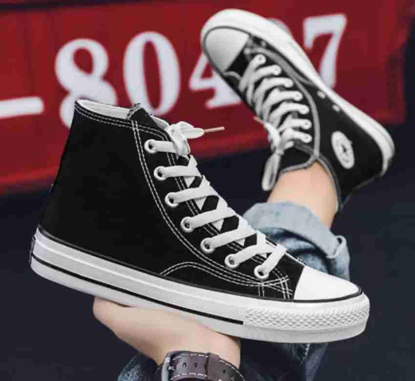 Blank canvas sneakers discount