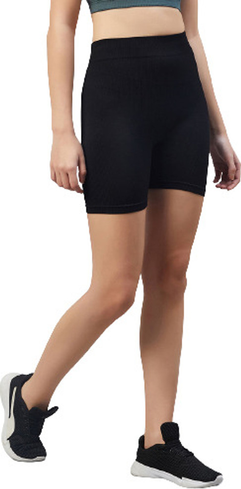 Black bicycle shorts top
