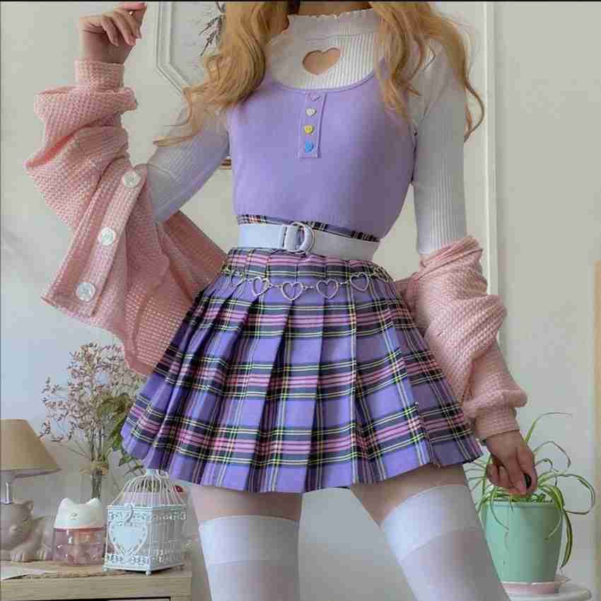ATF FASHION Self Design Women Flared Purple Skirt Buy ATF FASHION Self Design Women Flared Purple Skirt Online at Best Prices in India Flipkart