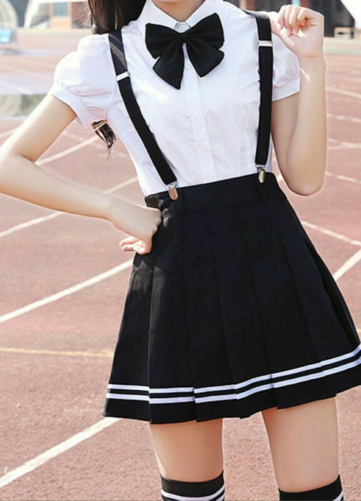School uniform cheap black skirt