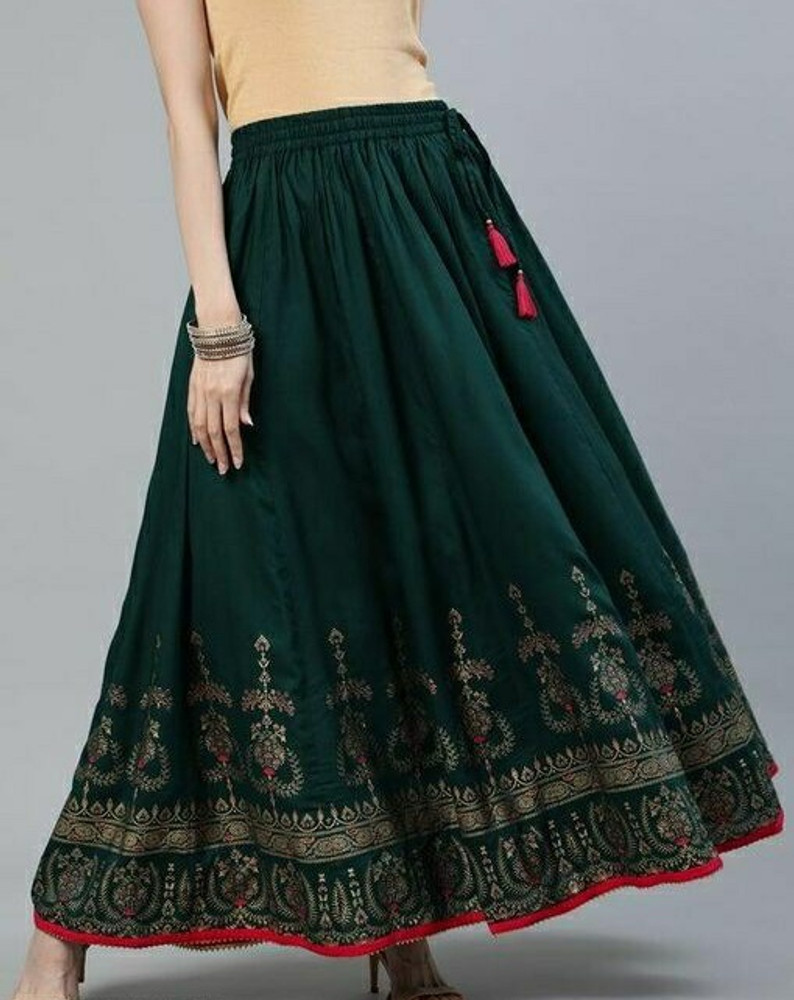 Green skirt outlet online india
