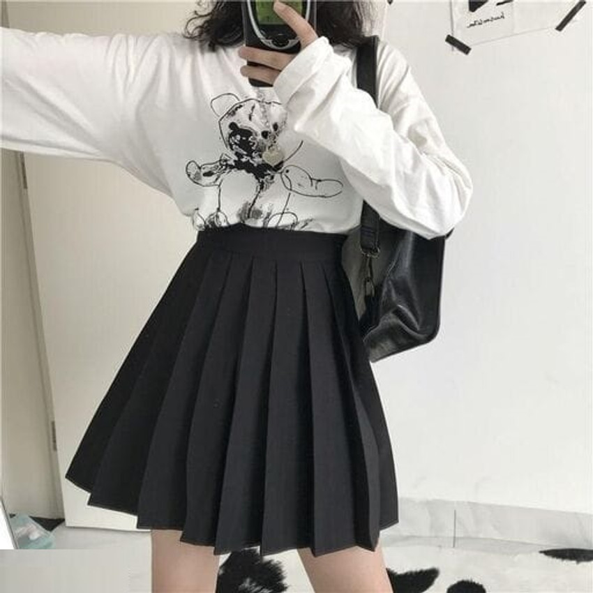 Korean skirt outfit store