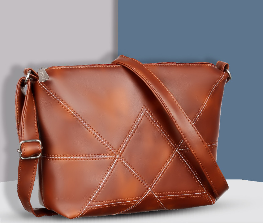 Snappy Tan Sling Bag CASUAL SLING BAGS TAN Price in India Flipkart