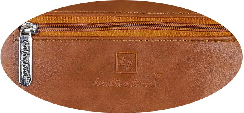 Leather Land Brown Sling Bag American Stitch Sling In TAN