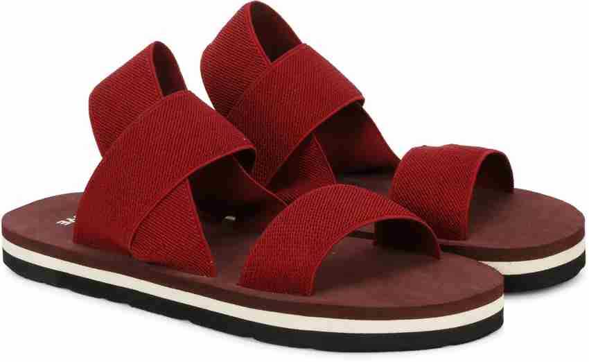 Kinshish Men Maroon Sandals Buy Kinshish Men Maroon Sandals