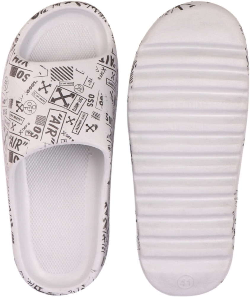 Gray off white new arrivals slides