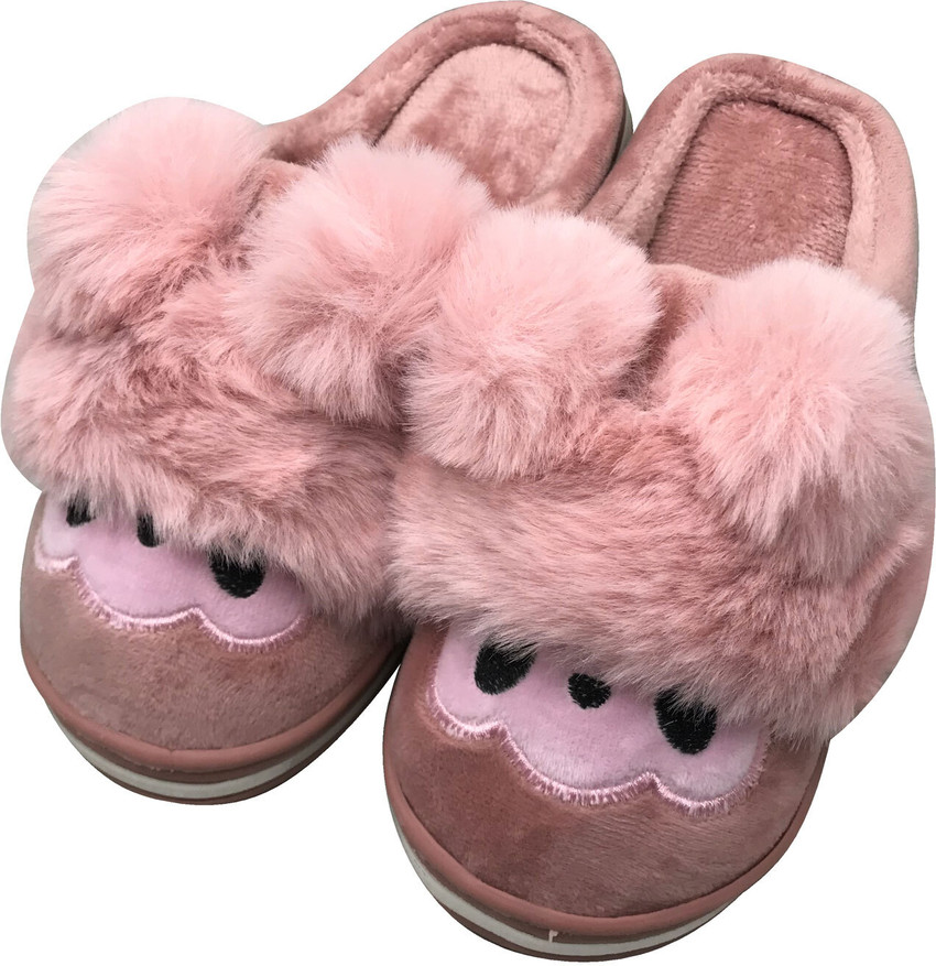 Fur slippers hotsell flipkart