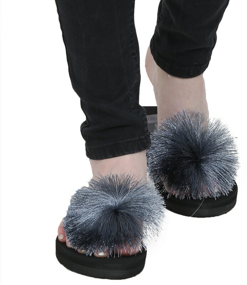 Aggregate More Than 84 Fluffy Flip Flop Slippers Super Hot Dedaotaonec 4608