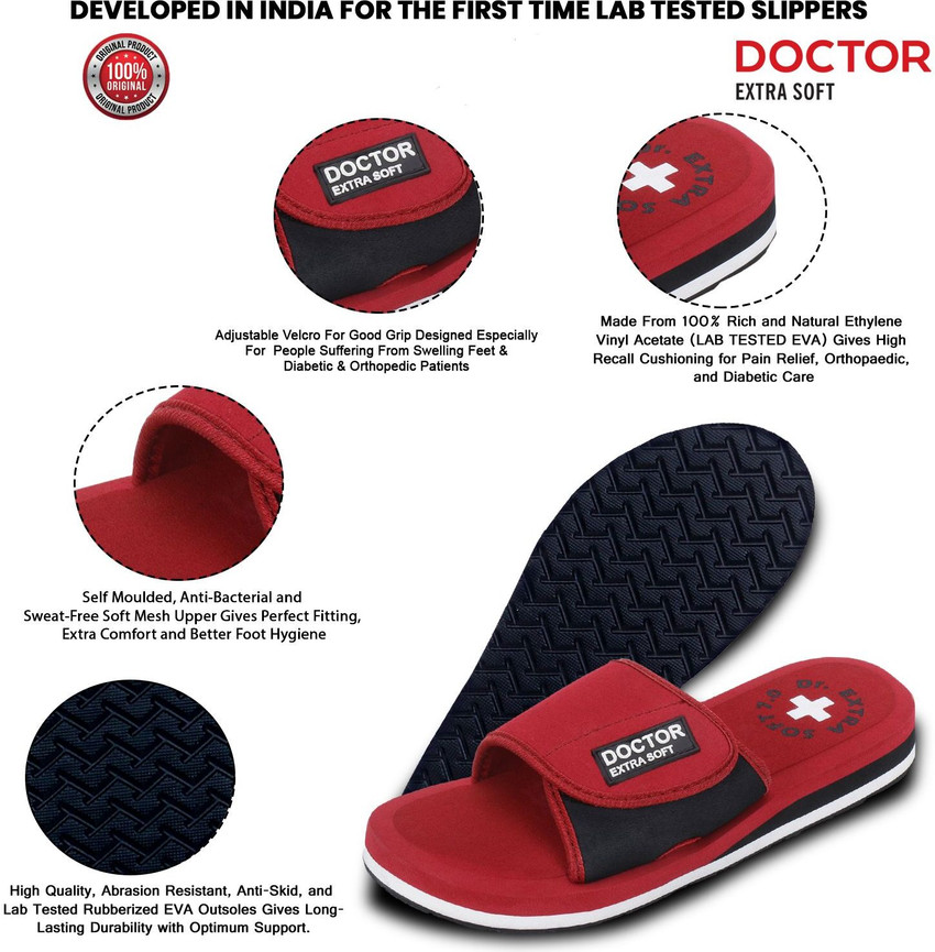 Doctor extra soft deals slippers size chart