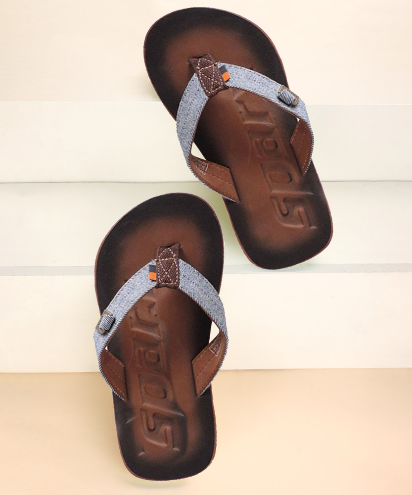 Sparx SFG-37 Men Flip Flops (Brown , 8 UK/India)