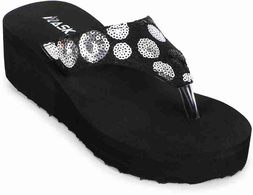 Bling wedge flip flops store