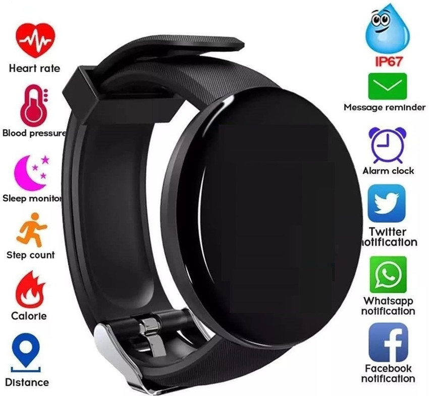 D18 smartwatch ip67 top