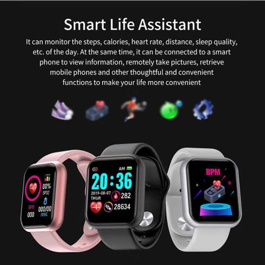 SACRO AY 853A D20 Y68 SMART WATCH FOR GIRLS BOYS KIDS WITH DAILY
