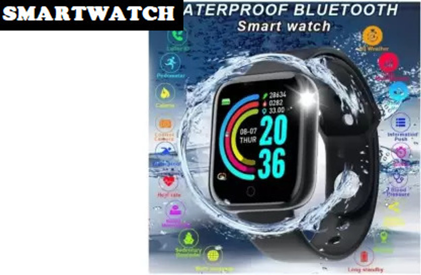 Teen Baan U2304 Y68 ADVANCED CALORIE COUNT SMARTWATCH BLACK PACK