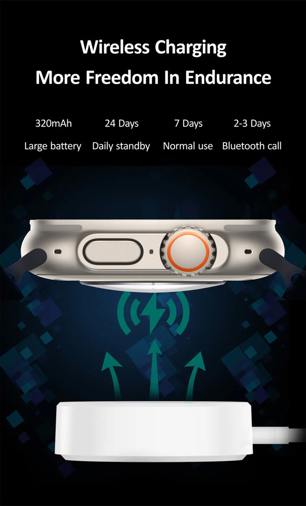 Satyam TRADERS Pack of 10 T800 Ultra Smart watch Airtel Sim Card