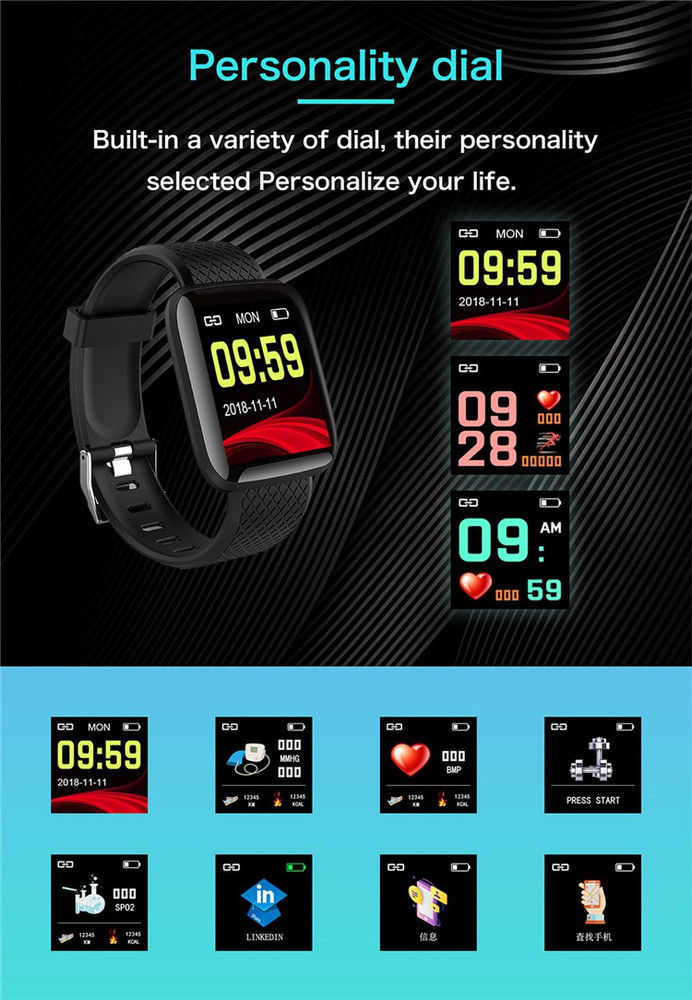 Color screen sales smart bracelet