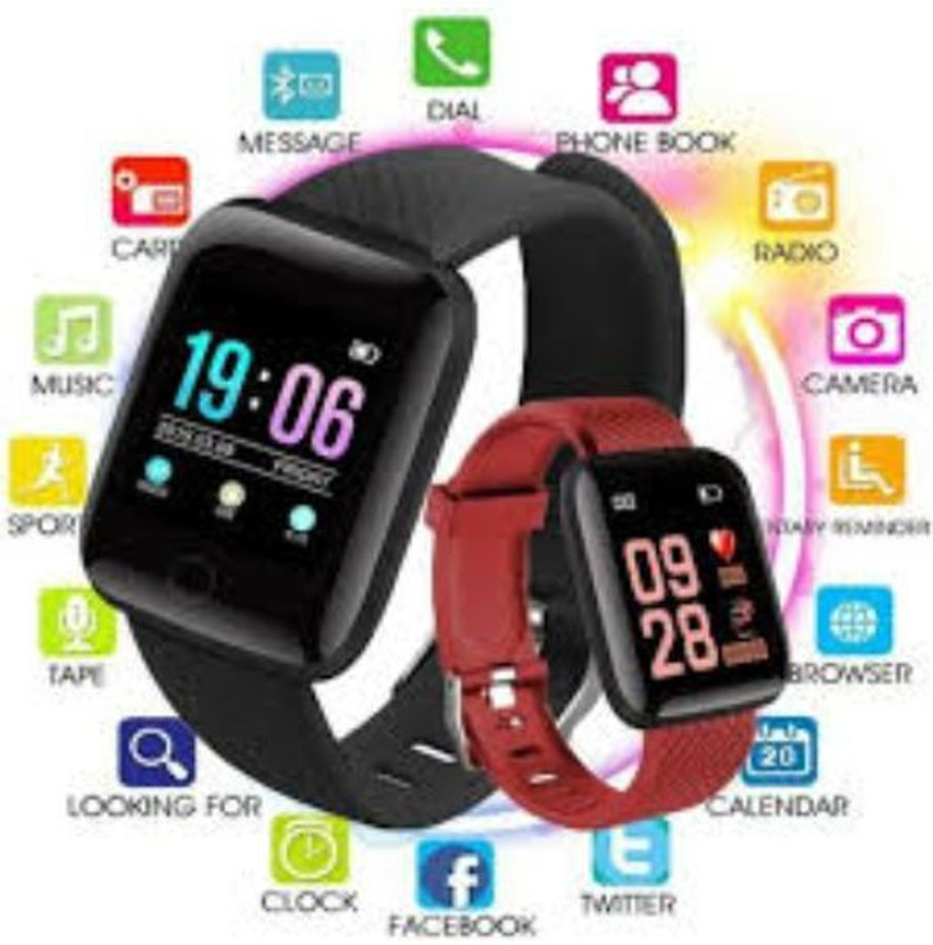 Clairbell WPW 171W ID116 Smart band Smartwatch Price in India