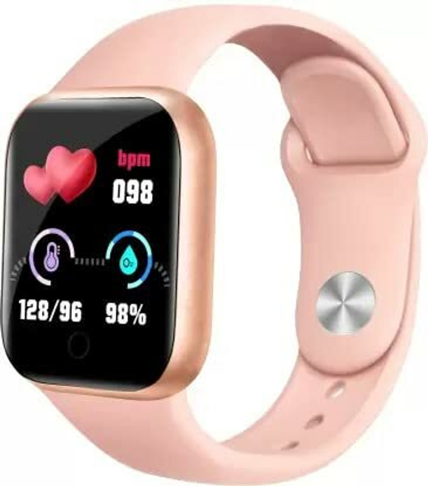 SIYARAMJI Y68 PINK Smart Watch Fitness Band 35 mm Color Touch Screen for ANDROID and IOS Smartwatch Price in India Buy SIYARAMJI Y68 PINK Smart Watch Fitness Band 35 mm Color