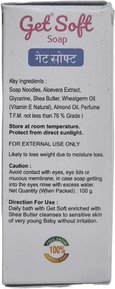 AB Procare Pedisoft Baby Soap with Shea Butter 100 gm pack of 2