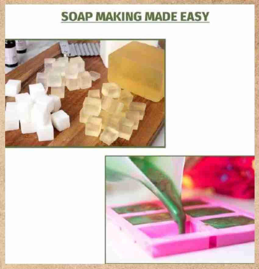 500 Gm Crystal Clear Soap Base Melt and Pour Soap Base Glycerin
