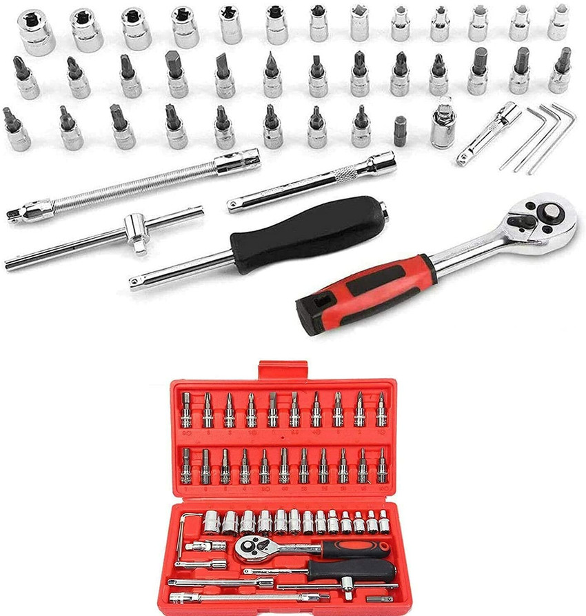 Ratchet drill discount bit set