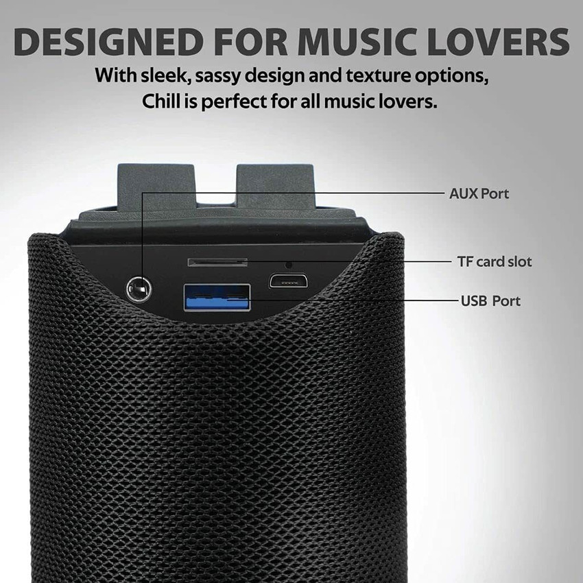Soundlogic xt tower speaker portable bluetooth speaker with fabric store grill