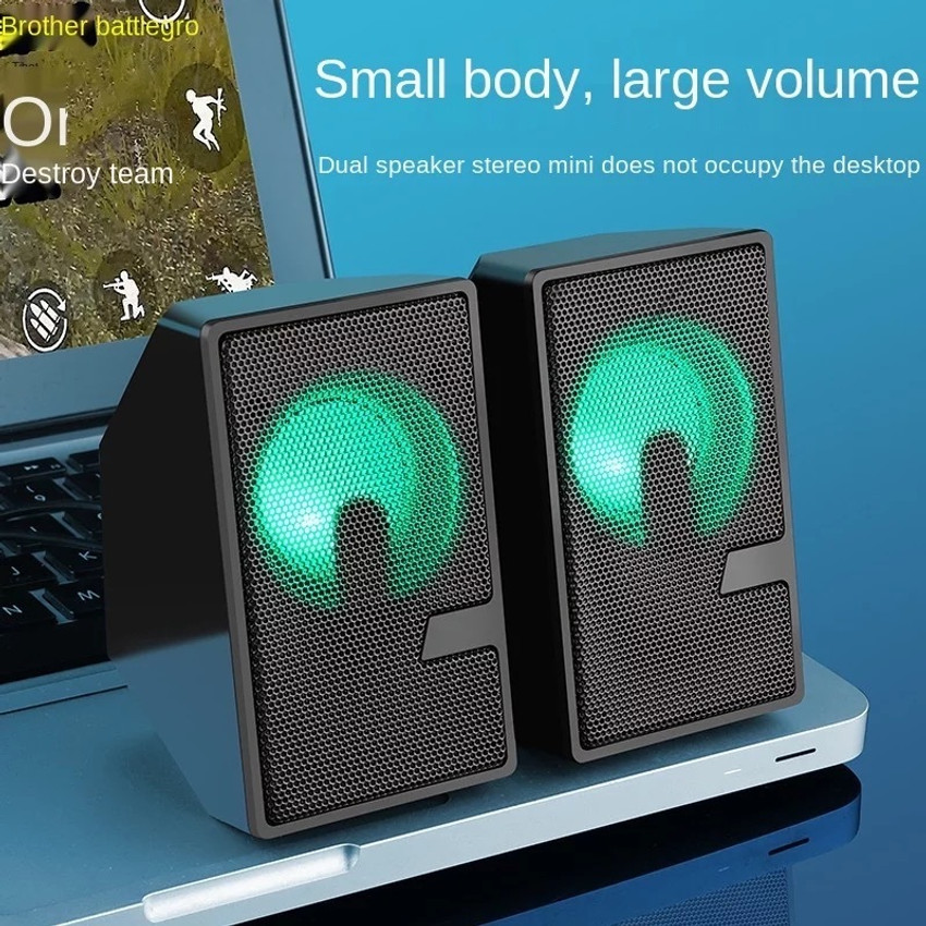 Speakers with shop audio jack