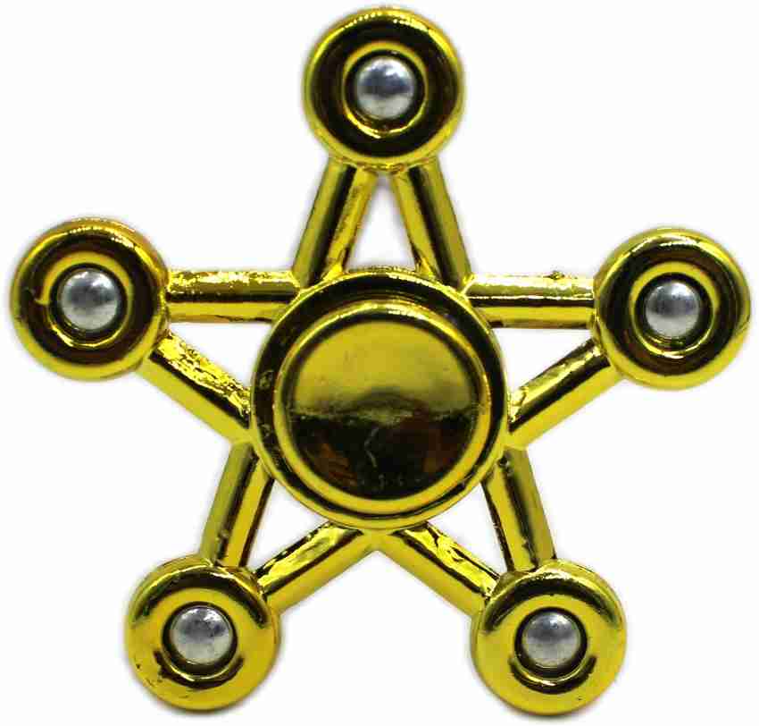 neoinsta shopping Very Beautiful 5 Sided Metal Spinner Yellow