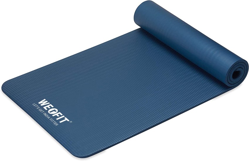 Kobo 4 mm Thick Yoga Mat Long 5' ft x 2 ft (Blue)