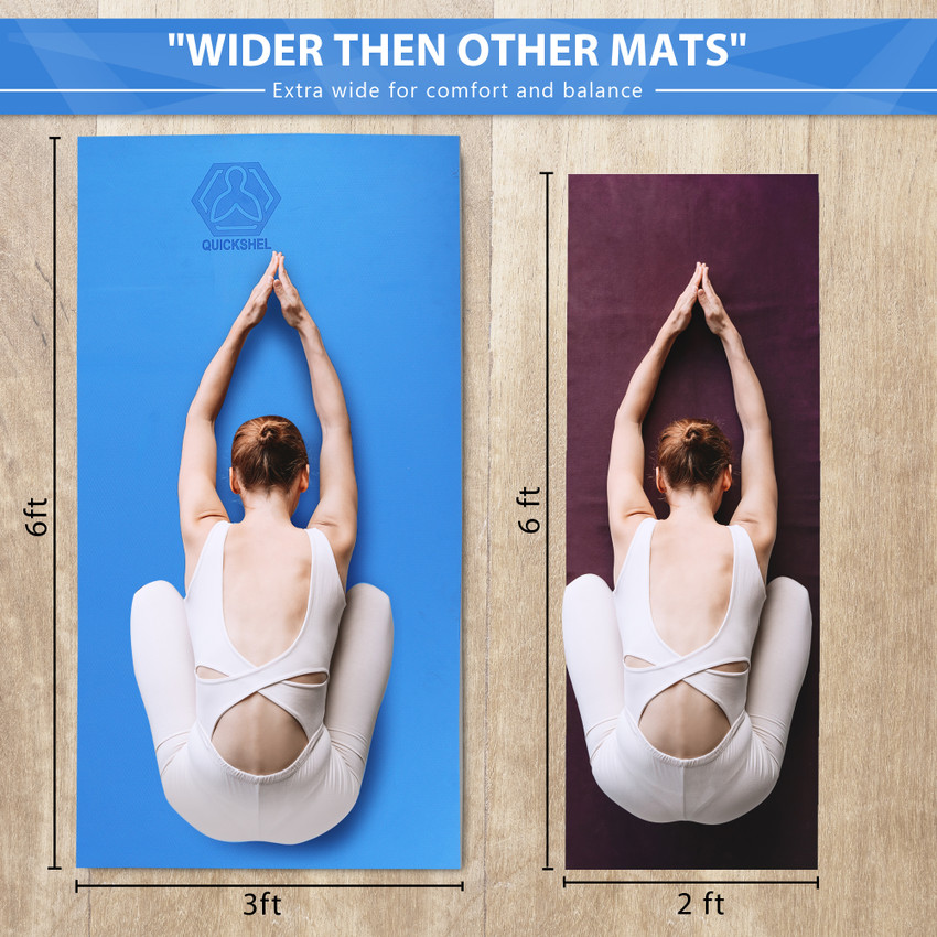 3 feet wide yoga mat online