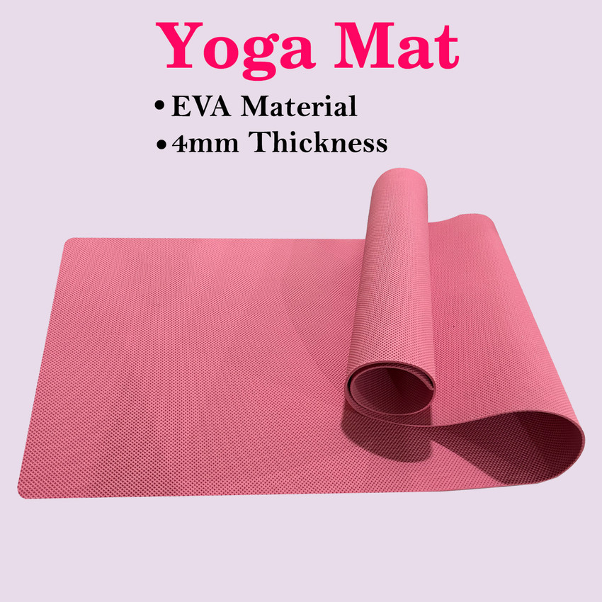 Taido Yoga Mat Anti Slip for Workout Fitness Foldable Soft Material with Carry Bag Pink 4 mm Yoga Mat Buy Taido Yoga Mat Anti Slip for Workout Fitness Foldable Soft Material