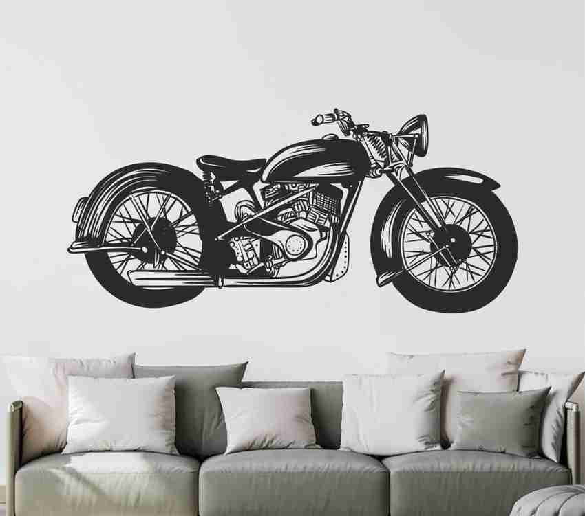 Bullet bike wall painting 2025