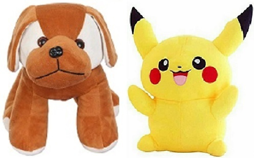 Pikachu dog toy top