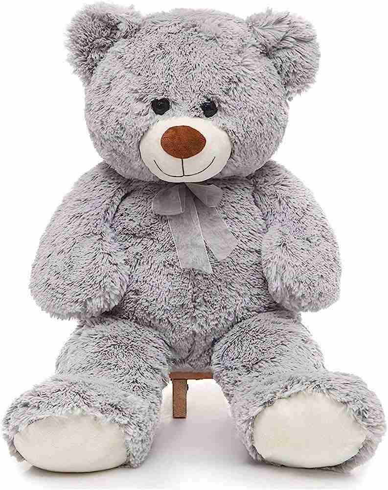 Grey colour teddy bear outlet