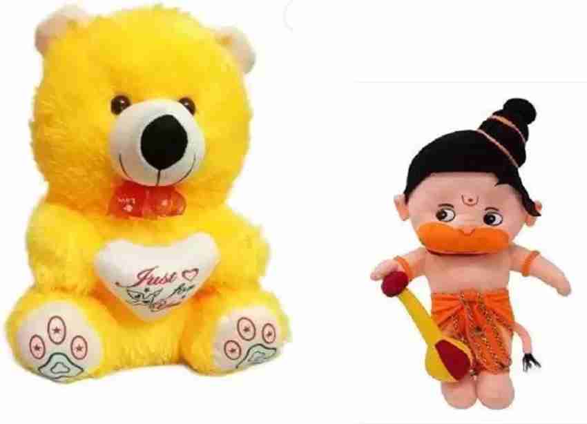 KPN Yellow mono teddy and Hanuman 30 cm Yellow mono teddy and Hanuman Buy Teddy bears toys in India. shop for KPN products in India. Flipkart