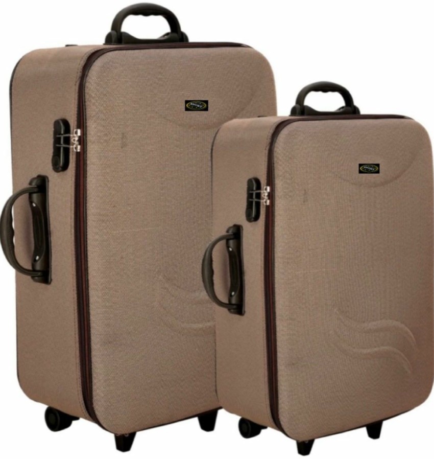 Buy VIDHI Polyester Softsided Suitcase Combo Set Pack of 2 (24